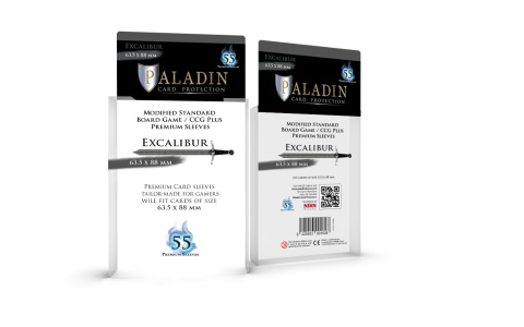 PALADIN Koszulki EXCALIBUR 63,5x88mm 55szt.