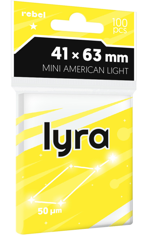 Rebel Koszulki na karty (41x63 mm) "Mini American", 100 sztuk