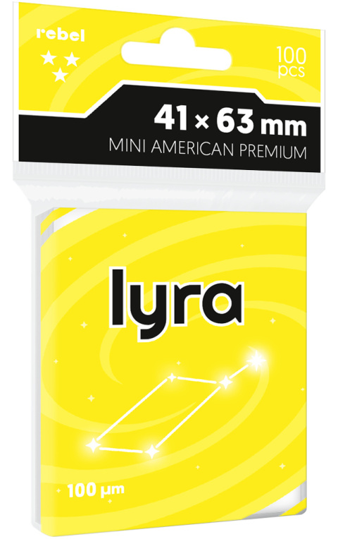 Rebel Koszulki na karty (41x63 mm) "Mini American Premium", 100 sztuk