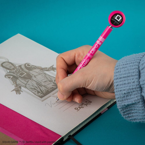 Squid Game Pen with Topper Guards - długopis