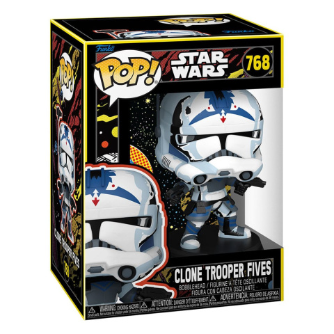 Funko POP Movies: Star Wars : Clone Wars - Clone Trooper Fives (Retro)
