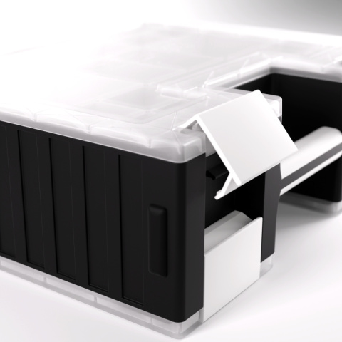 Gamegenic: Game Castle - Black/White/Clear