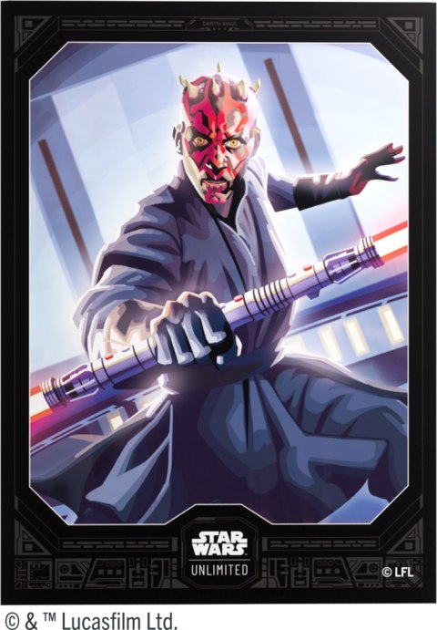 Gamegenic: Star Wars Unlimited Card Game - Premium Art Sleeves - Darth Maul
