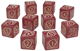 Komplet kości D6: Gra o Tron - Lannister