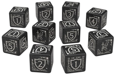 Komplet kości D6: Gra o Tron - Nocna Straż