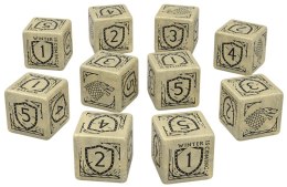 Komplet kości D6: Gra o Tron - Stark