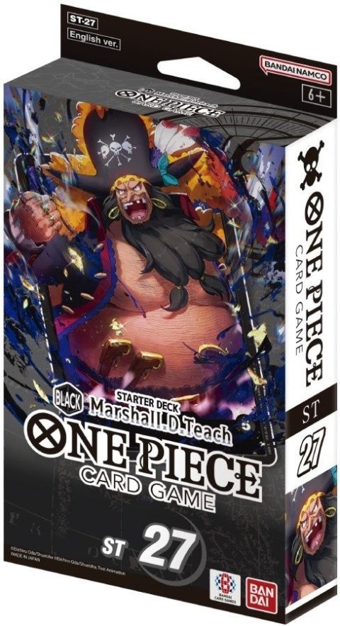 One Piece: The Card Game - ST-27 - Starter Deck - Black Marshall.D.Teach