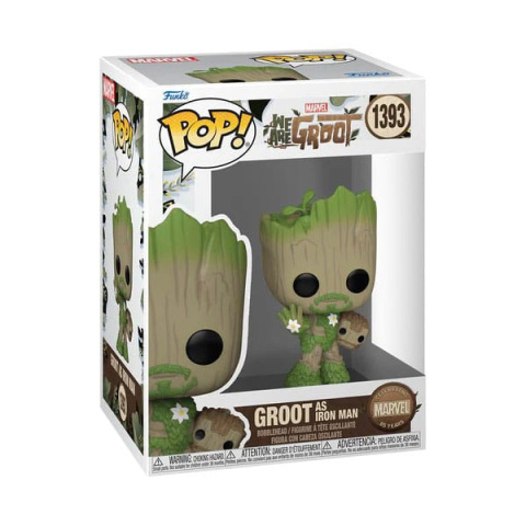 Funko POP Marvel: We Are Groot - Groot as Iron Man