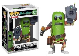 Funko POP Animation: Rick & Morty - Pickle Rick (with Laser)