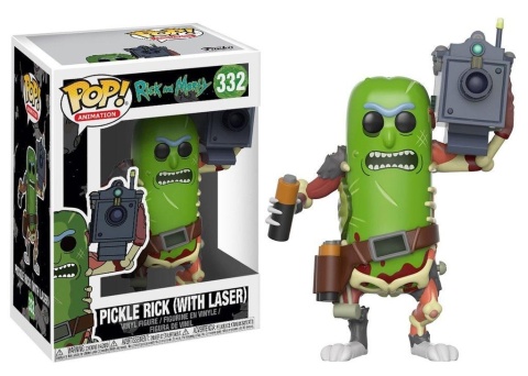 Funko POP Animation: Rick & Morty - Pickle Rick (with Laser)
