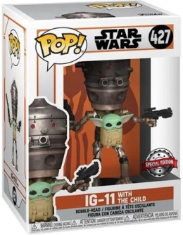 Funko POP TV: Star Wars: The Mandalorian - IG-11 with the Child