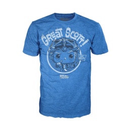 Funko POP Tees Movies: Back to the Future - Doc with Helmet rozmiar M