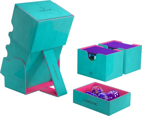Gamegenic: Stronghold 200+ XL Convertible - Teal/Pink