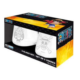 ONE PIECE Luffy & Ace - zestaw szklanek 300ml