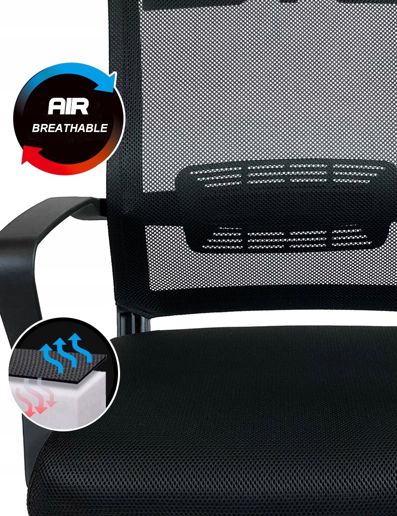 Fotel biurowy MARK ADLER MANAGER 2.5 BLACK Głębokość mebla 53 cm