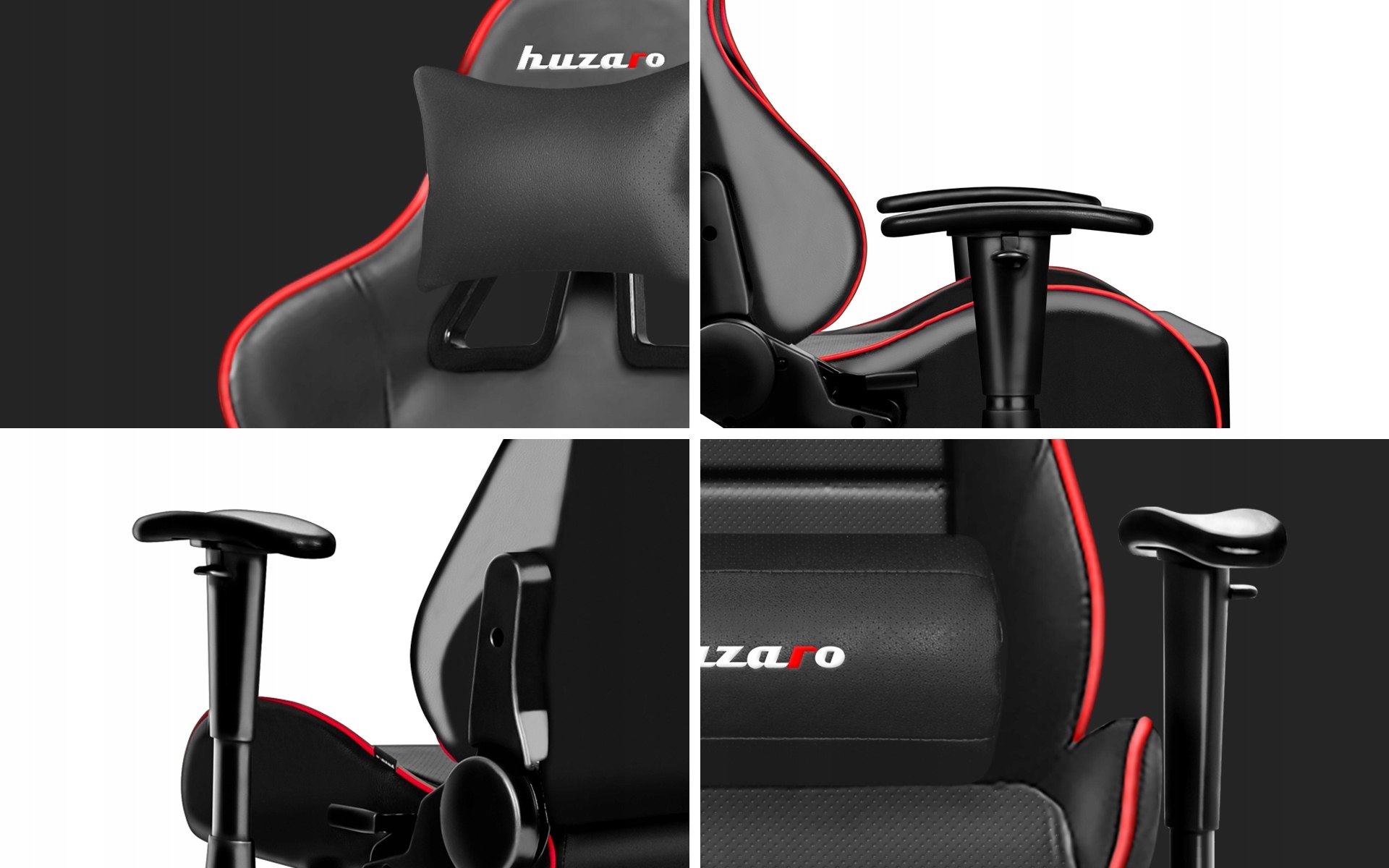 Fotel Gamingowy dla Gracza biurowy HUZARO FORCE Model Force 6.0 Red